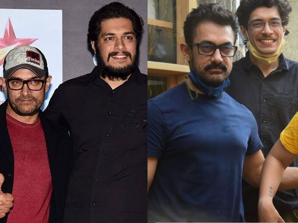 Aamir Khan with Son Junaid Khan