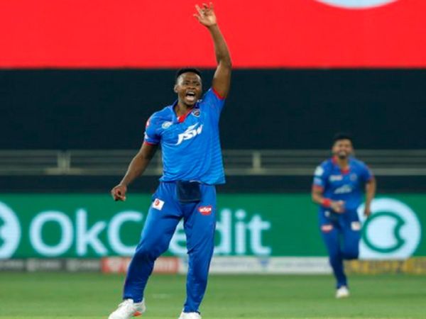 Kagiso Rabada purple cap holder