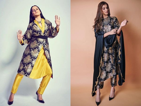 Kangana Ranaut & Tara Sutaria same print outfit