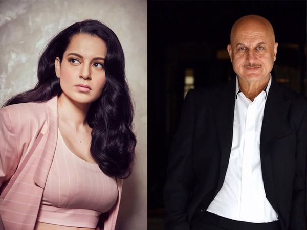 Kangana Ranaut and Anupam Kher