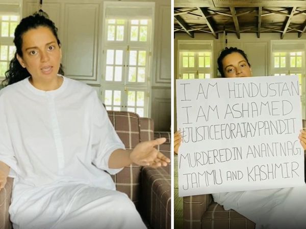 Kangana Ranaut slams Bollywood Celebs For Silence On J&K Sarpanch Ajay Pandita Death