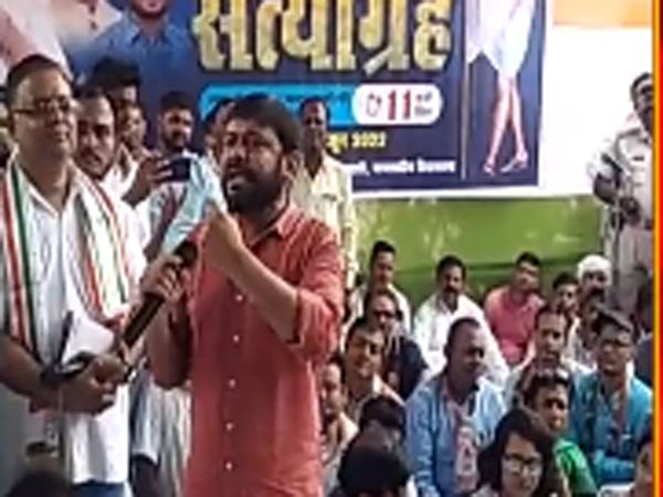  Protest against kanhaiya kumar in Patna congress leader holding a meeting against Agneepath scheme