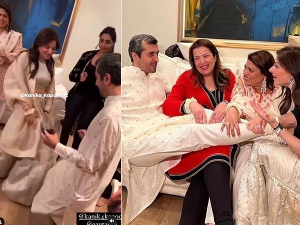 Kanika Kapoor Pre wedding: Kanika And Gautam Haldi ceremony and wedding Function video photos-