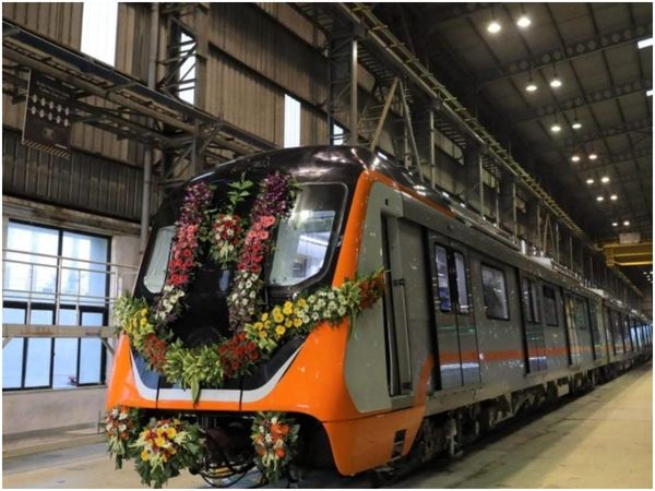 New Metro track in Kanpur