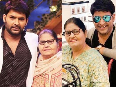 Kapil Sharma with his mother Kapil Sharma with his mother