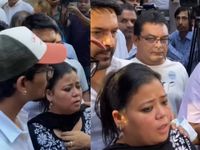 राजू श्रीवास्तव की प्रार्थना सभा में रोने लगीं भारती सिंह