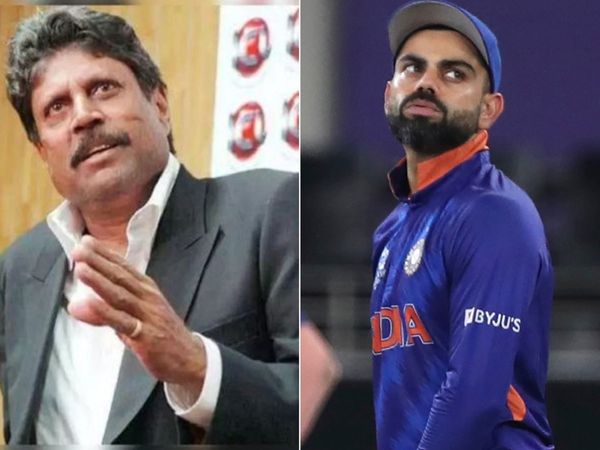 Kapil Dev and Virat Kohli