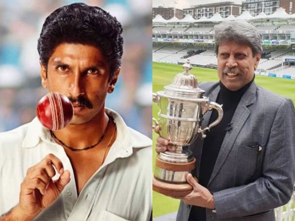 Ranveer Singh and Kapil Dev