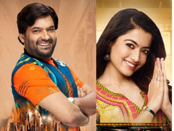 Kapil sharma and Rashmika Mandanna
