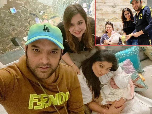 Kapil Sharma daughter Anayra Sharma hands and feet clay impression by celebrity Impression artist Bhavna Jasra Check Pictures