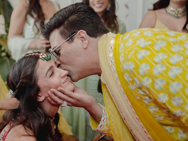 Karan Johar with Alia Bhatt
