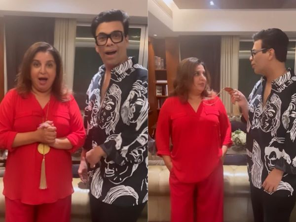 Karan johar and Farah Khan