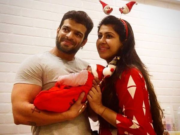Karan Patel Ankita Bhargava Shares First Picture Of Their Daughter Mehr on Christmas