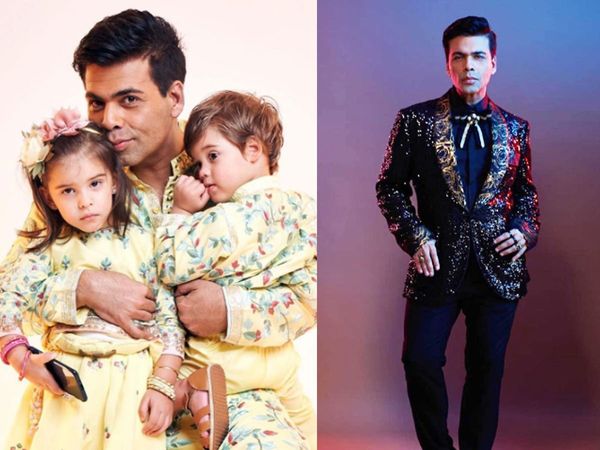 Karan Johar with his kids