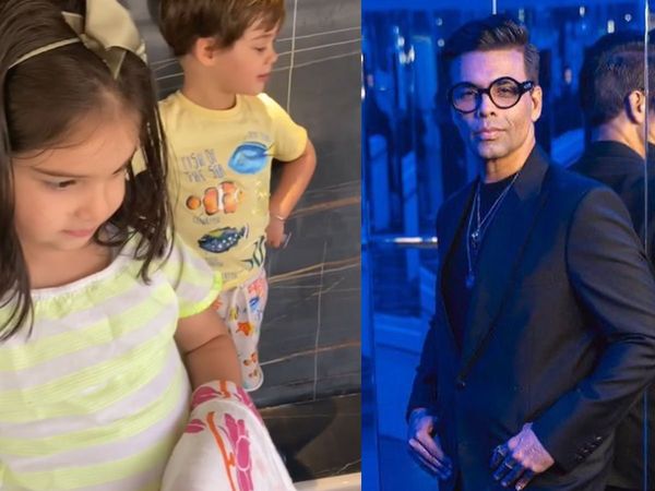 Karan Johar and his kids