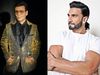 Karan Johar and Ranveer Singh