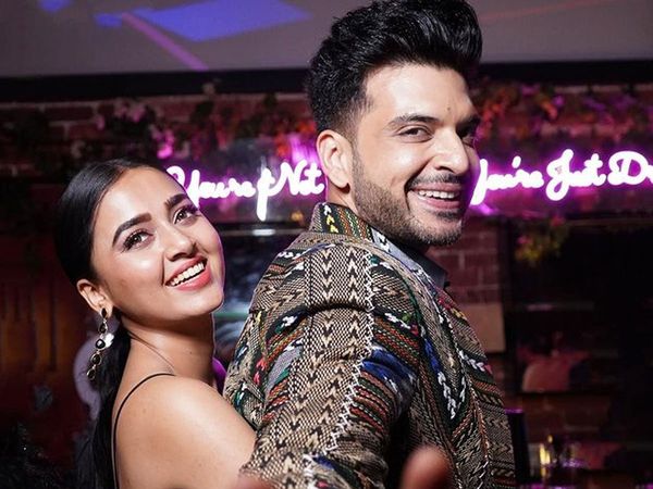 Karan Kundrra with Tejasswi Prakash