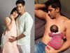 Karanvir Bohra with wife and Daughter