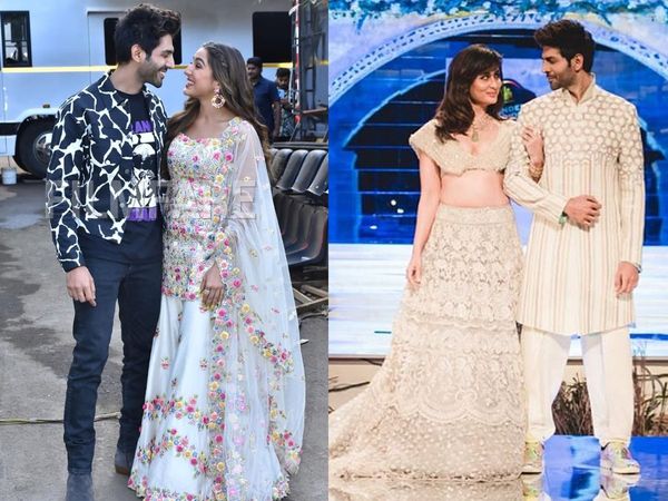 Kartik Aaryan with Kareena Kapoor Khan and Sara Ali Khan