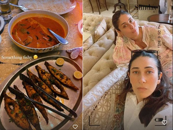 Kareena Kapoor Sunday lunch: bebo And Karisma Kapoor delicacy fish lunch with BFF Amrita Arora - 
