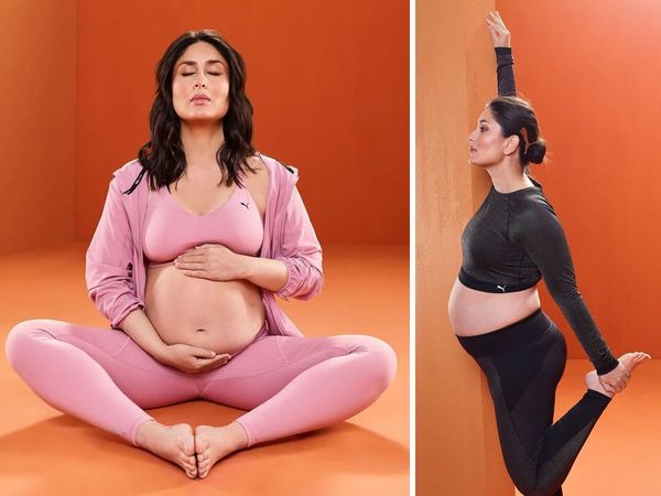 Kareena Kapoor Khan practice yoga And Flaunts baby bump