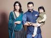 Kareena Kapoor Khan with Husband Saif Ali Khan and Son Taimur Ali Khan