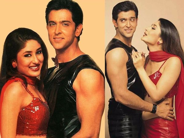 Kareena Kapoor with Hrithik Roshan