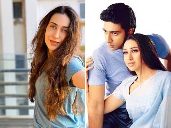 Karisma Kapoor with Abhishek Bachchan