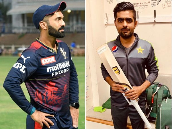 Dinesh Karthik and Babar Azam