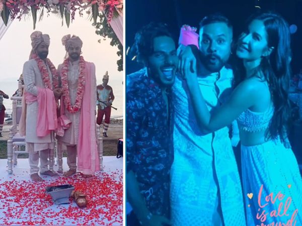 Katrina Kaif Make Up Artist Wedding In Goa Actress dance on Afghan jalebi Watch video