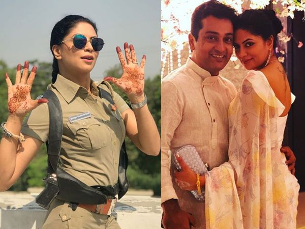 Kavita Kaushik with husband Ronnit Biswas