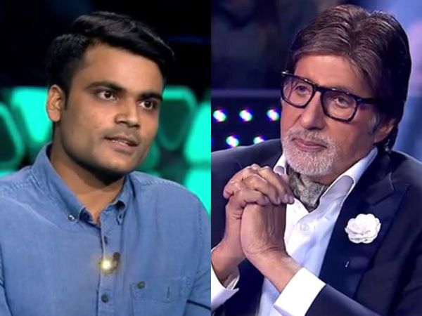kbc 13 contestant shred his brother murder story with amitabh bachchan, kbc 13 contestant chirag mandot shared his story with big b