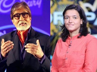 Ankita Singh and Amitabh Bachchan Ankita Singh and Amitabh Bachchan