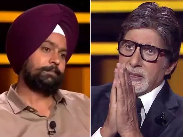 Jaswinder Singh Cheema and Amitabh Bachchan  