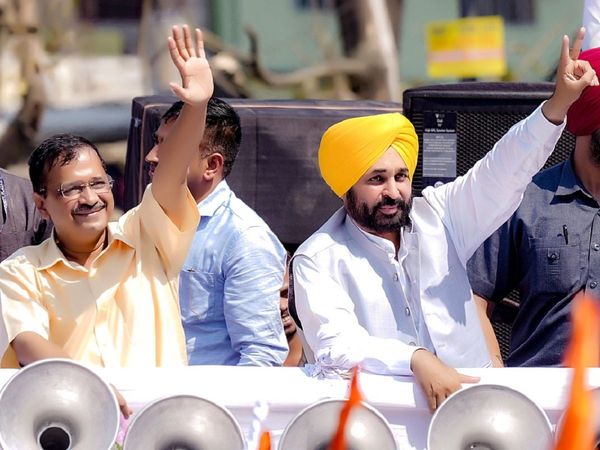 Arvind Kejriwal and Bhagwant Mann