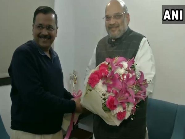 Arvind Kejriwal to meet Amit Shah today first meeting after Delhi election win