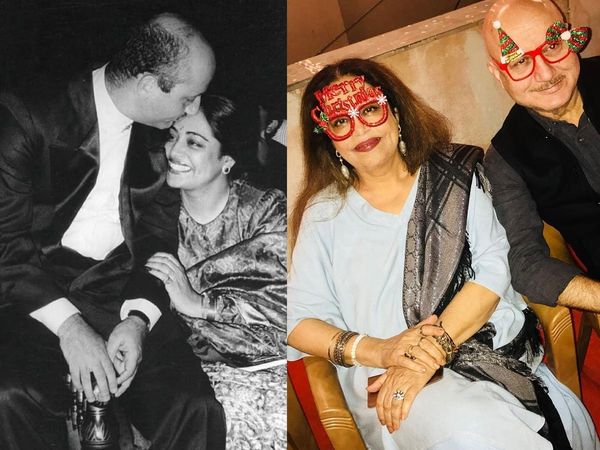 Anupam Kher with wife Kirron Kher