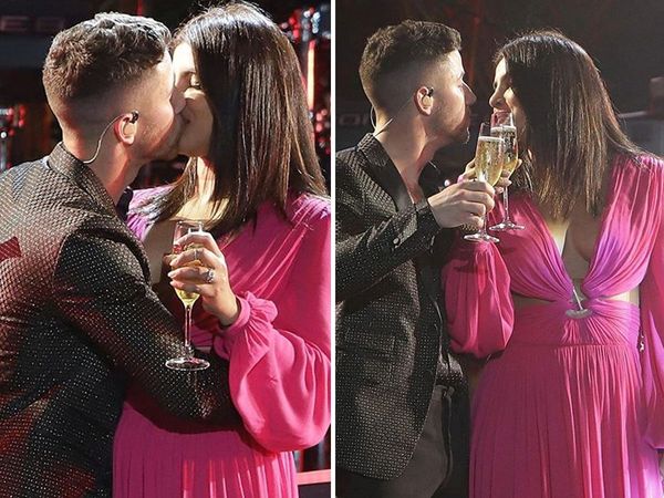Priyanka Chopra Nick Jonas New Year 2020 party kissing And Romantic video