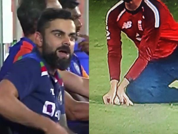 Virat Kohli angry on third umpire