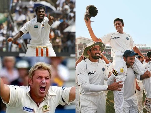 muttiah muralitharan, shane warne and anil kumble
