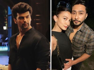 Kushal Tandon and Gauhar Khan with Zaid Darbar Kushal Tandon and Gauhar Khan with Zaid Darbar