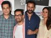 Saif Ali Khan, Deepika Padukone, Ranveer & others attend Aamir Khan's Laal Singh Chaddha screening