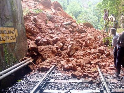 Landslide threat in Mussoorie Landslide threat in Mussoorie