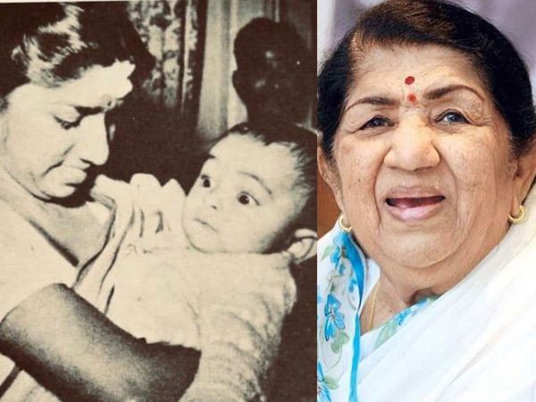 Lata Mangeshkar with Rishi Kapoor