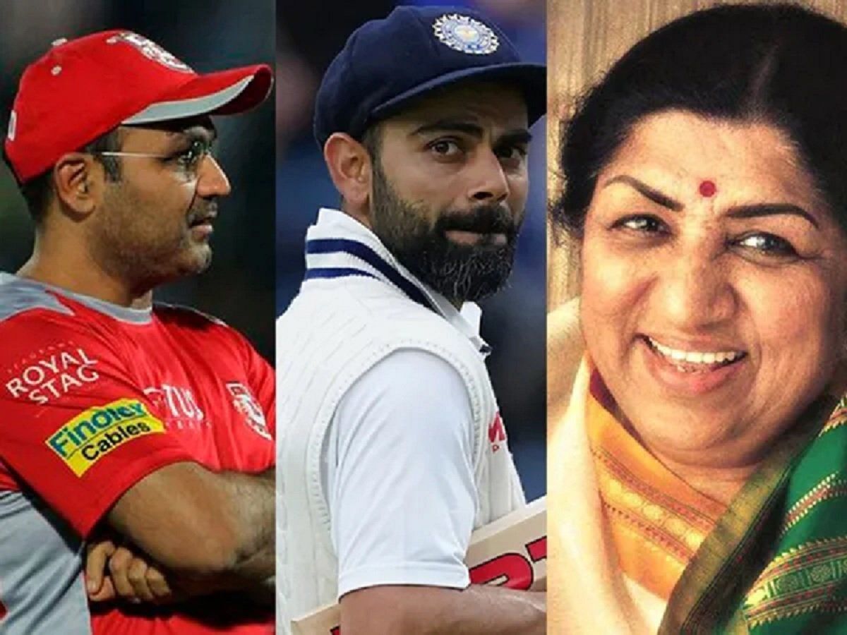 विराट कोहली से लेकर वीरेंद्र सहवाग तक, खेल जगत ने लता मंगेशकर को दी भावभीनी श्रद्धांजलि