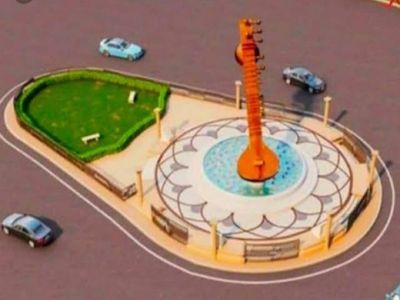 Ayodhya, Lata Mangeshkar Chowk, Ram temple construction, Sculptor Anil Sutar Ayodhya, Lata Mangeshkar Chowk, Ram temple construction, Sculptor Anil Sutar