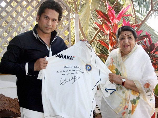 sachin tendulkar and lata mangeshkar