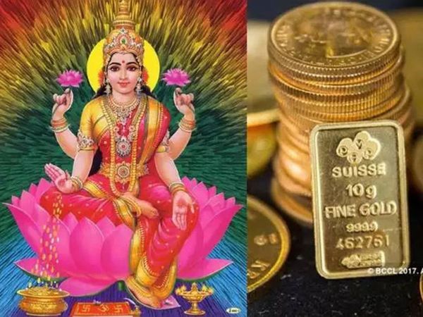 Goddess Lakshmi idol in Dhanteras 2020