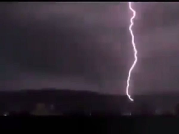 Rajasthan Watch live video of lightning strikes in Amer, killed 16 people
