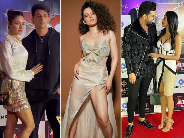 lock upp party: Ekta kapoor party 8 May 2022 for Kangana Ranaut to karan kundra tejaswi prakash and prince narula anjali arora- 